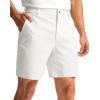 imageG Gradual Mens Golf Dress Shorts 5quot 7quot 9quot Stretch Casual Work Flat Front Shorts for Men with 3 Pockets Quick DryWhite