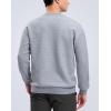 imageG Gradual Mens Sweatshirt Geometric Textured Crewneck Sweater Long Sleeves Casual Dressy Pullover ShirtsHeather Grey