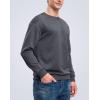 imageG Gradual Mens Sweatshirt Geometric Textured Crewneck Sweater Long Sleeves Casual Dressy Pullover ShirtsMetallic Grey