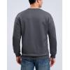imageG Gradual Mens Sweatshirt Geometric Textured Crewneck Sweater Long Sleeves Casual Dressy Pullover ShirtsMetallic Grey