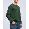 imageG Gradual Mens Sweatshirt Geometric Textured Crewneck Sweater Long Sleeves Casual Dressy Pullover ShirtsMineral Green