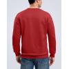 imageG Gradual Mens Sweatshirt Geometric Textured Crewneck Sweater Long Sleeves Casual Dressy Pullover ShirtsRed