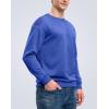 imageG Gradual Mens Sweatshirt Geometric Textured Crewneck Sweater Long Sleeves Casual Dressy Pullover ShirtsVivid Blue