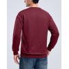 imageG Gradual Mens Sweatshirt Geometric Textured Crewneck Sweater Long Sleeves Casual Dressy Pullover ShirtsWine