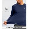 imageG Gradual Mens Thermal Shirts Long Sleeve Athletic Workout TShirts Crewneck Fleece Lind Base Layer for Men Cold WeatherDark Blue