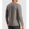 imageG Gradual Mens Thermal Shirts Long Sleeve Athletic Workout TShirts Crewneck Fleece Lind Base Layer for Men Cold WeatherLight Grey