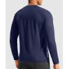 imageG Gradual Mens Thermal Shirts Long Sleeve Athletic Workout TShirts Crewneck Fleece Lind Base Layer for Men Cold WeatherNavy