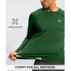 imageG Gradual Mens Thermal Shirts Long Sleeve Athletic Workout TShirts Crewneck Fleece Lind Base Layer for Men Cold WeatherOlive
