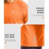 imageG Gradual Mens Thermal Shirts Long Sleeve Athletic Workout TShirts Crewneck Fleece Lind Base Layer for Men Cold WeatherOrange