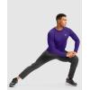 imageG Gradual Mens Thermal Shirts Long Sleeve Athletic Workout TShirts Crewneck Fleece Lind Base Layer for Men Cold WeatherPurple