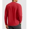imageG Gradual Mens Thermal Shirts Long Sleeve Athletic Workout TShirts Crewneck Fleece Lind Base Layer for Men Cold WeatherRed