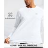 imageG Gradual Mens Thermal Shirts Long Sleeve Athletic Workout TShirts Crewneck Fleece Lind Base Layer for Men Cold WeatherWhite
