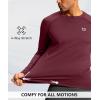 imageG Gradual Mens Thermal Shirts Long Sleeve Athletic Workout TShirts Crewneck Fleece Lind Base Layer for Men Cold WeatherWine