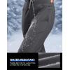 imageG Gradual Womens Fleece Lined Joggers with Zipper Pocket Water Resistant Running Hiking Pants Winter Warm Thermal SweatpantsCharcoal