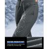 imageG Gradual Womens Fleece Lined Joggers with Zipper Pocket Water Resistant Running Hiking Pants Winter Warm Thermal SweatpantsDark Grey