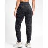 imageG Gradual Womens Fleece Lined Joggers with Zipper Pocket Water Resistant Running Hiking Pants Winter Warm Thermal SweatpantsGrey Camo