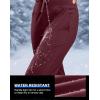 imageG Gradual Womens Fleece Lined Joggers with Zipper Pocket Water Resistant Running Hiking Pants Winter Warm Thermal SweatpantsWine
