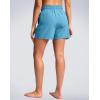 imageG Gradual Womens Swim Shorts 4quot Quick Dry Board Shorts with Boxer Liner Deep Pockets Trunks for Water Fun Beach Surf PoolLight Blue