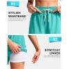 imageG Gradual Womens Swim Shorts 4quot Quick Dry Board Shorts with Boxer Liner Deep Pockets Trunks for Water Fun Beach Surf PoolMint Green