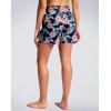 imageG Gradual Womens Swim Shorts 4quot Quick Dry Board Shorts with Boxer Liner Deep Pockets Trunks for Water Fun Beach Surf PoolNavy Flower