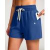 imageG Gradual Womens Swim Shorts 4quot Quick Dry Board Shorts with Boxer Liner Deep Pockets Trunks for Water Fun Beach Surf PoolRoyal Blue