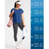 imageG Gradual Womens Workout Tops Short Sleeve Lightweight Athletic Yoga Running Shirts Loose Fit Quick Dry Gym TShirtsBlue