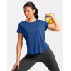 imageG Gradual Womens Workout Tops Short Sleeve Lightweight Athletic Yoga Running Shirts Loose Fit Quick Dry Gym TShirtsBlue