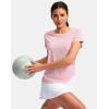 imageG Gradual Womens Workout Tops Short Sleeve Lightweight Athletic Yoga Running Shirts Loose Fit Quick Dry Gym TShirtsCornus Pink