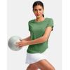 imageG Gradual Womens Workout Tops Short Sleeve Lightweight Athletic Yoga Running Shirts Loose Fit Quick Dry Gym TShirtsGreen