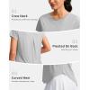 imageG Gradual Womens Workout Tops Short Sleeve Lightweight Athletic Yoga Running Shirts Loose Fit Quick Dry Gym TShirtsLight Grey