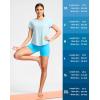 imageG Gradual Womens Workout Tops Short Sleeve Lightweight Athletic Yoga Running Shirts Loose Fit Quick Dry Gym TShirtsLight Turquoise