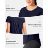 imageG Gradual Womens Workout Tops Short Sleeve Lightweight Athletic Yoga Running Shirts Loose Fit Quick Dry Gym TShirtsNavy