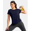 imageG Gradual Womens Workout Tops Short Sleeve Lightweight Athletic Yoga Running Shirts Loose Fit Quick Dry Gym TShirtsNavy