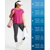 imageG Gradual Womens Workout Tops Short Sleeve Lightweight Athletic Yoga Running Shirts Loose Fit Quick Dry Gym TShirtsRose