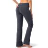 imageG Gradual Womens Yoga Pants with Pockets Flare Leggings High Waist Yoga Dress Pants Tall Bootcut Casual WorkGrey