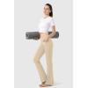 imageG Gradual Womens Yoga Pants with Pockets Flare Leggings High Waist Yoga Dress Pants Tall Bootcut Casual WorkKhaka01