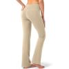 imageG Gradual Womens Yoga Pants with Pockets Flare Leggings High Waist Yoga Dress Pants Tall Bootcut Casual WorkKhaka01