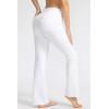 imageG Gradual Womens Yoga Pants with Pockets Flare Leggings High Waist Yoga Dress Pants Tall Bootcut Casual WorkWhite