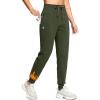 imageG Gradual Womens Fleece Lined Joggers with Zipper Pocket Water Resistant Running Hiking Pants Winter Warm Thermal SweatpantsOlive