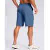 imageG Gradual Mens Lightweight Shorts 9quot 4 Pockets Stretch QuickDry Summer Shorts for Casual Golf Work Hiking Trips 9quot Blue XL