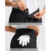imageG Gradual Womens Golf Shorts with Pockets 9 Knee Length Stretch Quick Dry Bermuda Long Shorts for Women Casual WorkBlack