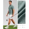 imageGolf Shirts Heather Polo Short Sleeve Dry Fit Lightweight Moisture Wicking Collared Shirts Casual Athletic BusinessGrey Sage