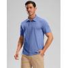 imageGolf Shirts Heather Polo Short Sleeve Dry Fit Lightweight Moisture Wicking Collared Shirts Casual Athletic BusinessRoyal Blue