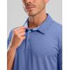 imageGolf Shirts Heather Polo Short Sleeve Dry Fit Lightweight Moisture Wicking Collared Shirts Casual Athletic BusinessRoyal Blue