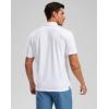 imageGolf Shirts Heather Polo Short Sleeve Dry Fit Lightweight Moisture Wicking Collared Shirts Casual Athletic BusinessWhite