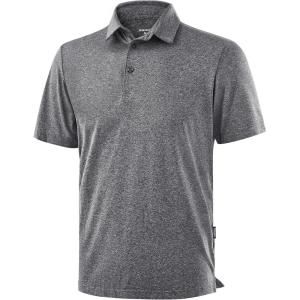 imageGolf Shirts Heather Polo Short Sleeve Dry Fit Lightweight Moisture Wicking Collared Shirts Casual Athletic BusinessCharcoal