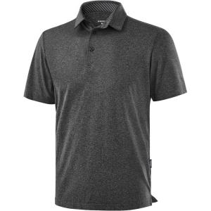 imageGolf Shirts Heather Polo Short Sleeve Dry Fit Lightweight Moisture Wicking Collared Shirts Casual Athletic BusinessDark Grey