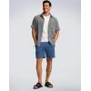 imageG Gradual Mens Shorts 7quot Lightewight Casual Shorts for Men Quick Dry Stretch Hiking Golf Shorts with 3 Zipper Pockets SummerBlue