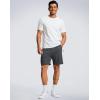 imageG Gradual Mens Shorts 7quot Lightewight Casual Shorts for Men Quick Dry Stretch Hiking Golf Shorts with 3 Zipper Pockets SummerCharcoal