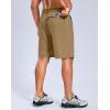 imageG Gradual Mens Shorts 7quot Lightewight Casual Shorts for Men Quick Dry Stretch Hiking Golf Shorts with 3 Zipper Pockets SummerDark Khaki